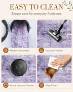 OLANLY 4x6 Washable Area Rug, Soft Non Slip Carpet for Bedroom Living Room - Image 6