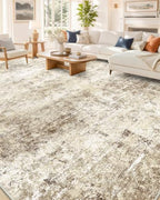 OLANLY 8x10 Washable Area Rug, Soft Non Slip Carpet for Bedroom Living Room by OLANLY