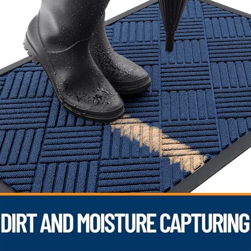 OLANLY Front Door Mat Outside Entrance 47x23, Waterproof Heavy-Duty Doormat - Image 3