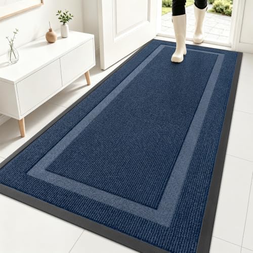 OLANLY Front Door Mat Outside 71x34, All-Season Heavy-Duty Rubber Doormat by OLANLY