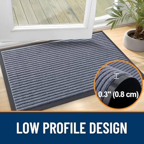 OLANLY Front Door Mat 33x21, Waterproof Heavy-Duty Indoor Outdoor Doormat - Image 4
