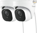 REOLINK 4K Outdoor Cameras for Home Security, IP PoE Dome Surveillance Camera with Human/Vehicle/Pet Detection, 25FPS Daytime, Work with Smart Home, Up to 512GB microSD Card, RLC-820A (Pack of 2)