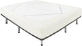 Biscaynebay Decorative Box Spring Covers King & Cal King Size, Ivory Luxurious Jersey Knitting Stretchy Wrap Around 4 Sides Bed Skirts for Home/Hotels, Easy Fit Wrinkle Free Machine Washable