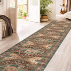 Yamaziot Washable Runner Rug, 2'3" x 14' Non-Slip Boho Hallway Kitchen Rug - Image 5
