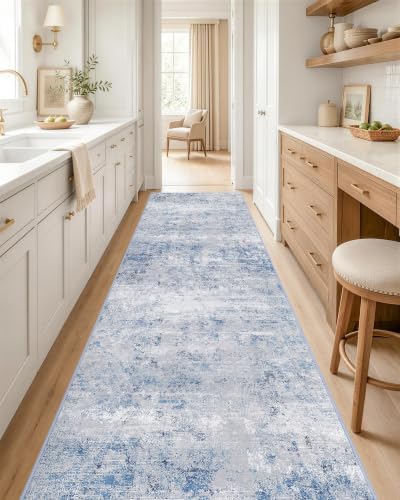 OLANLY 2x8 Washable Runner Rug, Soft Non Slip Carpet for Hallway Kitchen by OLANLY