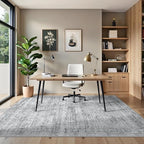 6x9 Area Rugs for Living Room,Large Washable Rug,Grey - Image 4