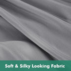 Wrap Around Full Size Bed Skirt Split Corners 12" Drop-Elastic Dust Ruffle - Image 7