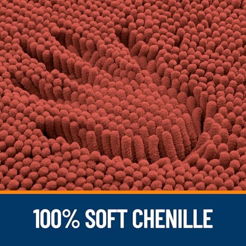 OLANLY Large Bathroom Rugs 47x32, Extra Soft Absorbent Chenille Bath Rugs - Image 3