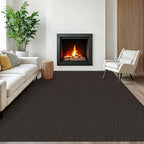 EARTHALL Washable Area Rug, Non Slip Living Room Rug, 6x9 Ft, Taupe/Coffee by Unknown