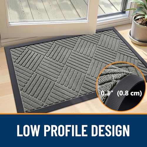OLANLY Front Door Mat Outside Entrance 33x21, Waterproof Heavy-Duty Doormat - Image 5