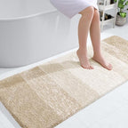 OLANLY Bathroom Runner Rug 45x27, Extra Soft Absorbent Microfiber Bath Rugs by OLANLY