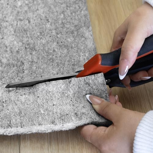 RUGPADUSA - Dual Surface - 5'x7' - 1/2" Thick - Felt + Rubber - Non-Slip Backing Rug Pad - Adds Comfort and Protection - for Hard Surface Floors - Image 6