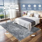 Aelenmu 6x9 Area Rugs for Living Room Washable Bedroom Dining Room Black - Image 2