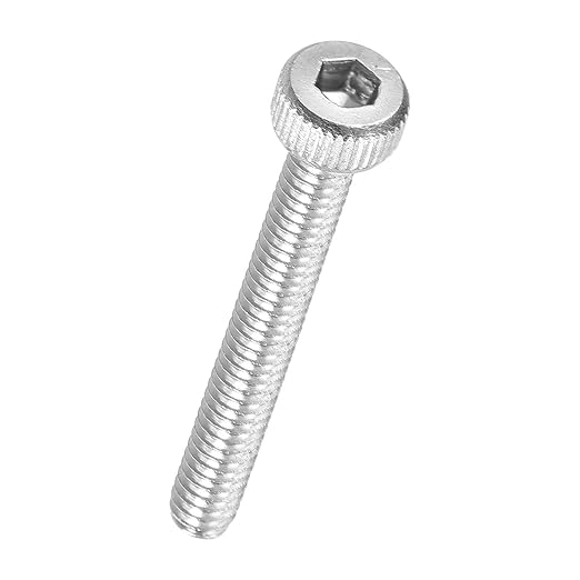 Kozelo 50pcs Socket Head Cap Screws - [M2-0.4 x 16mm] 304 Stainless Steel Allen Socket Drive for Electrical Motor 3D Printing Fan Engine Replacement Use, Silver