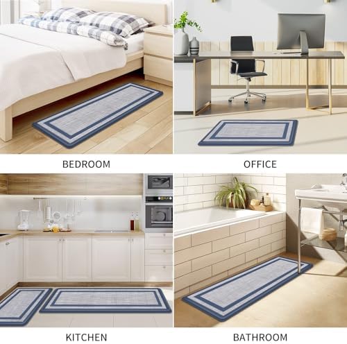 Mattitude Kitchen Mats Set of 2,Cushioned Anti-Fatigue Non-Skid Rug Sets - Image 7