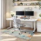 Entrance Rugs Indoor 2x4 Blue Entry Rug Washable Abstract Black Small Area Rug Non-Slip Low Pile Throw Rugs for Entryway, Kitchen Floor, Front Door Indoor Door Mat, Bathroom, Bedroom Bedside - Image 5