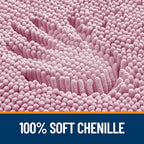 OLANLY Bathroom Runner Rugs 40x24, Extra Soft Absorbent Chenille Bath Rugs - Image 3