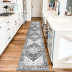 Yamaziot Washable Runner Rug, 2x10 Non-Slip Boho Hallway Kitchen Rug by Yamaziot