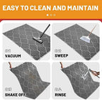 Cosyearn Door Mat, 24x36, Grey, Indoor Outdoor Front Entryway Doormat - Image 6