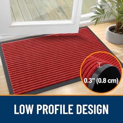 OLANLY Front Door Mat 40x32, Waterproof Heavy-Duty Indoor Outdoor Doormat - Image 4