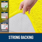 OLANLY Small Bathroom Rugs 24x16, Extra Soft Absorbent Chenille Bath Rugs - Image 7