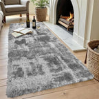 Noahas 2x8 Grey Fluffy Soft Runner Rug Non-Slip for Bedroom Dorm Hallway - Image 4