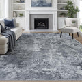 Aelenmu 9x12 Area Rugs for Living Room Washable Bedroom Dining Room Black by Aelenmu