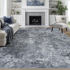 Aelenmu 9x12 Area Rugs for Living Room Washable Bedroom Dining Room Black by Aelenmu