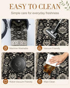 OLANLY 2x4 Washable Accent Rug Non Slip Carpet for Entryway Kitchen Bedside - Image 6