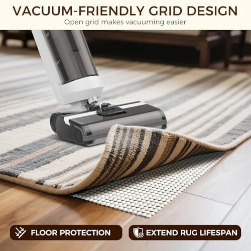 BAGAIL BASICS Round 4 FT Rug Pad Gripper for Hardwood Floors, Non Slip Rug Pads for Area Rugs, Extra Thick Under Rug Padding, Protect Your Rugs & Floors - Image 5