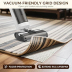 BAGAIL BASICS 2 x 4 FT Rug Pad Gripper for Hardwood Floors, Non Slip Rug Pads for Area Rugs, Extra Thick Under Rug Padding, Protect Your Rugs & Floors - Image 5