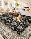 OLANLY 8x10 Washable Area Rug, Soft Non Slip Carpet for Bedroom Living Room by OLANLY