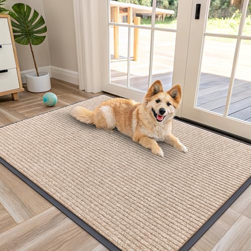 OLANLY Front Door Mat 47x34, Waterproof Heavy-Duty Indoor Outdoor Doormat by OLANLY