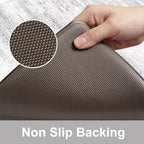 KIMODE Anti Fatigue Kitchen Mats for Floor, Abstract Half Moon Kitchen Rug - Image 4