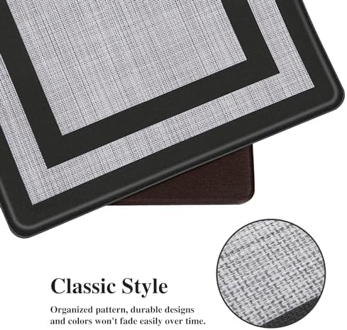 Mattitude Kitchen Mats Set of 2,Cushioned Anti-Fatigue Non-Skid Rug Sets - Image 3