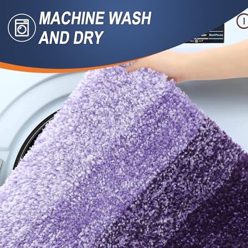 OLANLY Bathroom Rugs Mat 34x21, Extra Soft Absorbent Microfiber Bath Rugs - Image 6