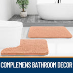 OLANLY Bathroom Rugs 30x20, Extra Soft Absorbent Chenille Bath Rugs - Image 7