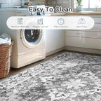 Lofus 2x6 Hallway Kitchen Washable Runner Rug, Boho Entry Long Carpet Grey - Image 6