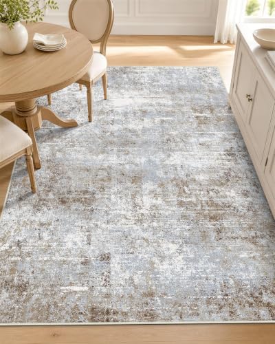 OLANLY 3x5 Washable Accent Rug, Soft Non Slip Carpet for Entryway Bedside by OLANLY