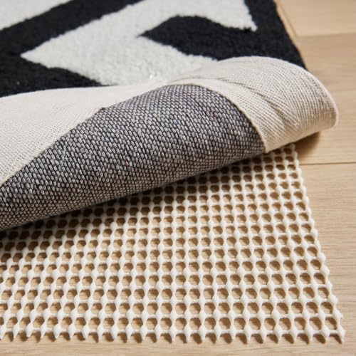 GORILLA GRIP® Slip Resistant Rug Pads for Hardwood Floor, 4x5 Cream by GorillaGrip