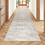 2x8 Runner Rug Non Slip,Washable Hallway Runner Rug,Taupe by Restydon