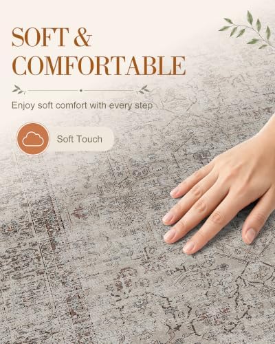 OLANLY 2x5 Washable Runner Rug, Soft Non Slip Carpet for Hallway Kitchen - Image 4