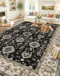 OLANLY 9x12 Washable Area Rug, Soft Non Slip Carpet for Bedroom Living Room by OLANLY