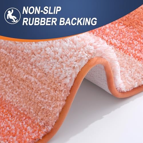 OLANLY Bathroom Runner Rug 47x24, Extra Soft Absorbent Microfiber Bath Rugs - Image 5