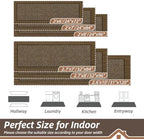 BEQHAUSE Indoor Door Mat 31" x 120", Dirt Trapper Door Mats, Brown - Image 2