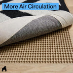 GORILLA GRIP® Slip Resistant Rug Pads for Hardwood Floor, 4x6 Beige - Image 6