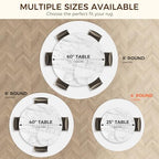 BAGAIL BASICS Round 4 FT Rug Pad Gripper for Hardwood Floors, Non Slip Rug Pads for Area Rugs, Extra Thick Under Rug Padding, Protect Your Rugs & Floors - Image 6