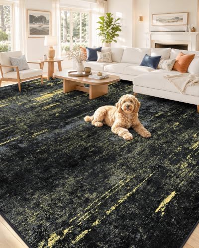 OLANLY 6x9 Washable Area Rug, Soft Non Slip Carpet for Bedroom Living Room by OLANLY