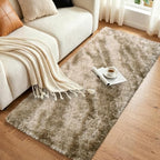 Noahas 2x6 Khaki Fluffy Soft Runner Rug Non-Slip for Bedroom Dorm Hallway - Image 3
