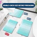 OLANLY Large Bathroom Rugs 50x30, Extra Soft Absorbent Microfiber Bath Rugs - Image 2